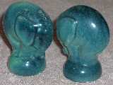 Elephants glazed Indian blue